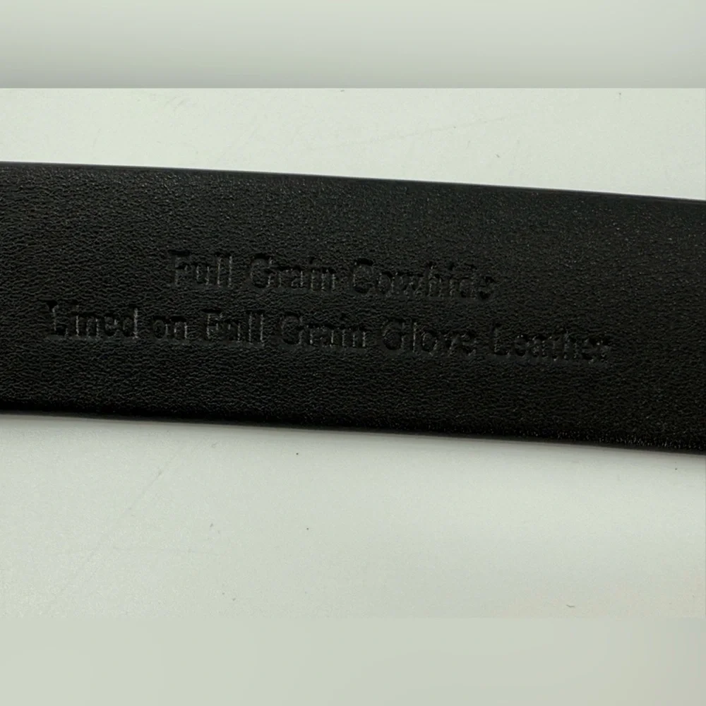 Roundtree‎ & Yorke Men’s Black Contemporary Belt 32